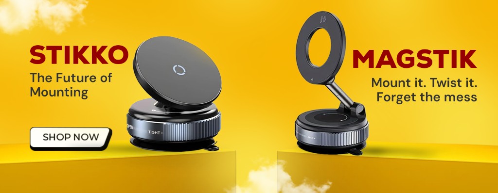 STIKKO and MAGSTIK magnetic mounts