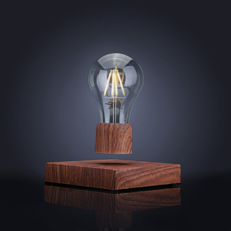 Volta: Magnetic Levitating Lightbulb with Rotating LED Glow for Home, Office & Unique DÃ©cor