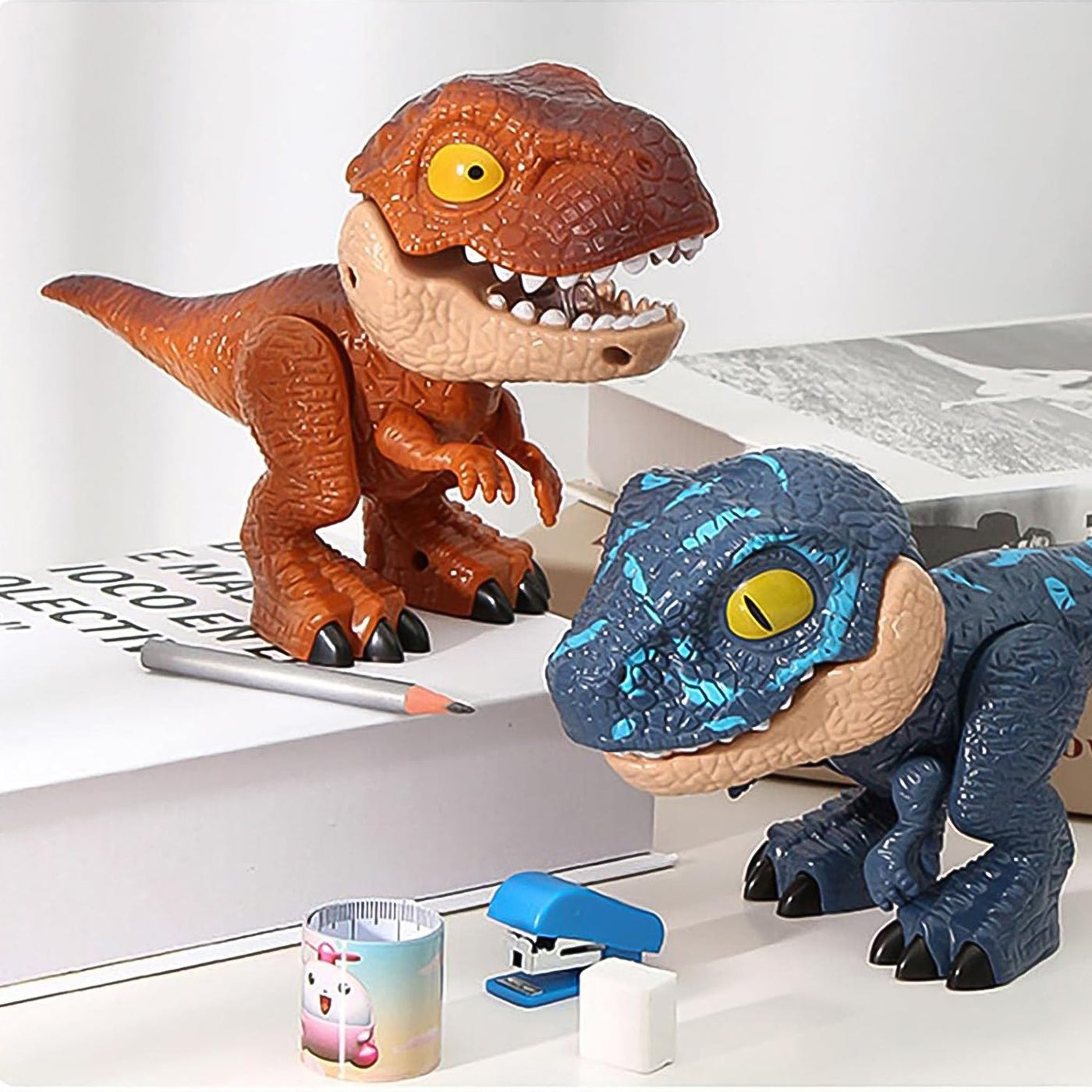 DinoKit: Unique 5-in-1 Dinosaur Stationery Set with Pencil Case & Writing Essentials â€“ Fun School Supplies & Perfect Gift for Kids