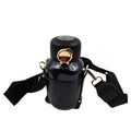 FashionCup: LED Temperature Display Thermos Bottle with Strap, Vacuum Insulated for Hot & Cold Drinks