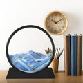 SandFlow: 3D Moving Sand Art Picture with Liquid Glass Landscape for Home & Office Desk DÃ©cor