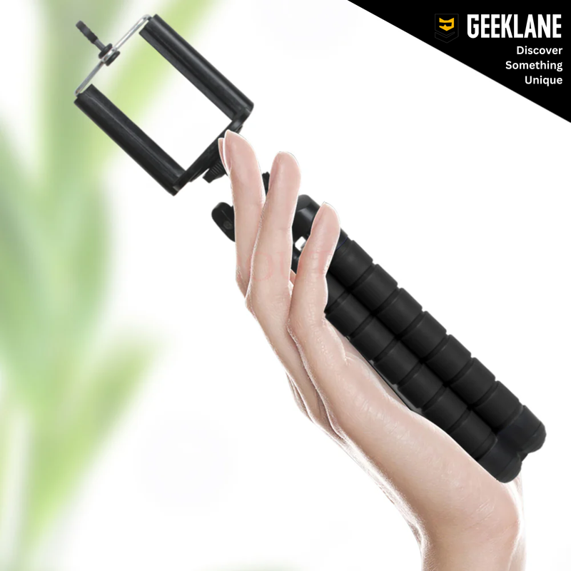 Flexpod: Flexible Mobile Tripod Stand with 360Â° Ball Head for Smartphones, Cameras & Vlogging