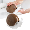 Snaqo: Cute Snail-Shaped Liquid Soap Dispenser, 120ml Refillable Pump Bottle for Hand Wash, Lotion, Shampoo & Bathroom or Kitchen Sink DÃ©cor