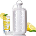 Frostee: 2-in-1 Ice Ball Maker Bottle with 17 Grids â€“ Portable Freezer Kettle & Water Jug for Cocktails, Juice, Coffee, Whiskey & Cold Beverages
