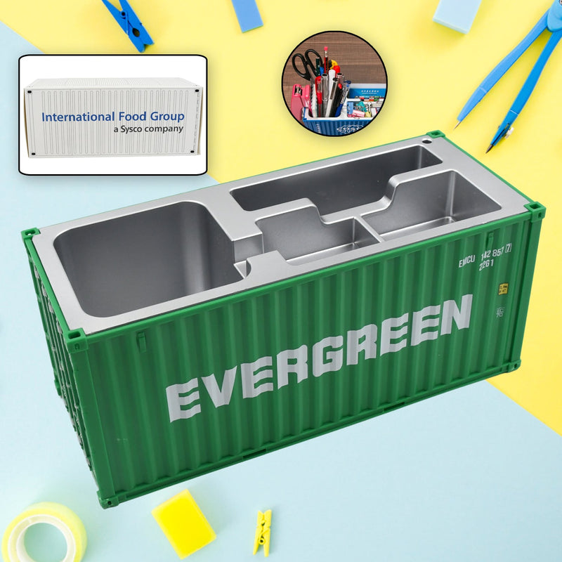 CargoHolder: Shipping Container Pen & Card Holder â€“ Unique Desk Organizer & Business Gift for Office & Home DÃ©cor