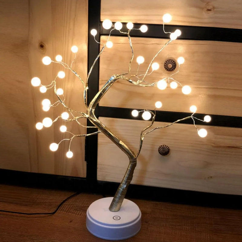 FairyTree: Cozy LED Pearl Tree Lamp with 36 Twinkling Fairy Lights for Bedroom, Wedding & Home DÃ©cor