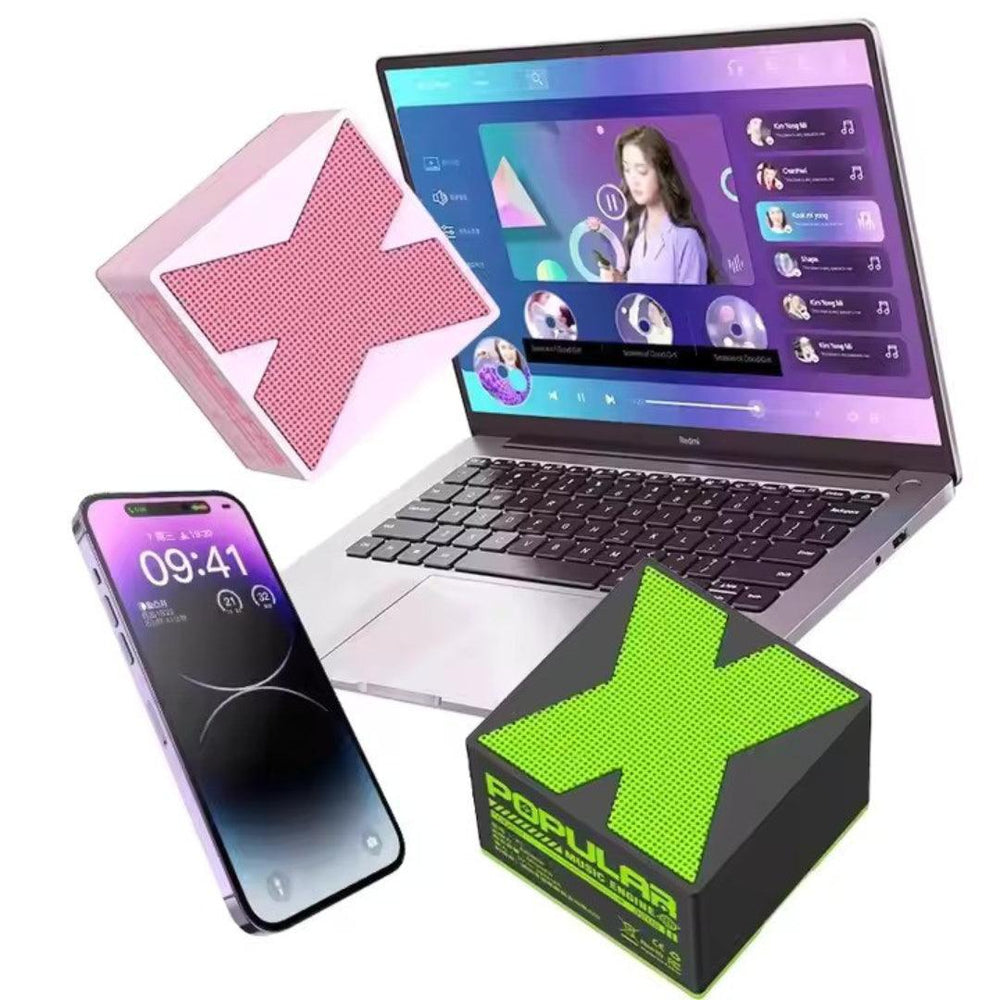 Poppi: Ultra-Compact 5W Portable Bluetooth Speaker â€“ Lightweight Wireless Speaker with Punchy, Loud & Clear Sound, USB Type-C Charging & Stylish Design