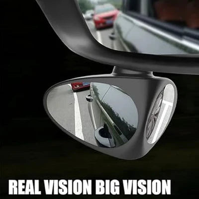 ClearView: 360Â° Adjustable Car Blind Spot Mirror (Set of 2) â€“ HD Glass Convex Rearview Mirror for Cars, Trucks & Vans