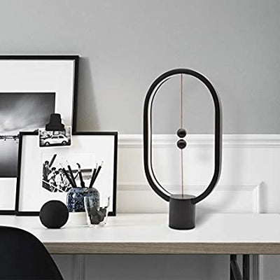Levilight: Hovering Halo Lamp with Magnetic Mid-Air Switch, Touch Control & Warm LED Glow for Home, Office & Bedside DÃ©cor