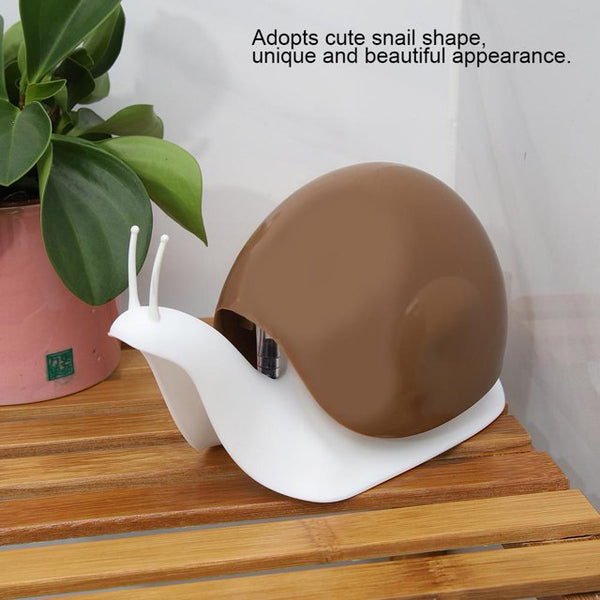 Snaqo: Cute Snail-Shaped Liquid Soap Dispenser, 120ml Refillable Pump Bottle for Hand Wash, Lotion, Shampoo & Bathroom or Kitchen Sink DÃ©cor