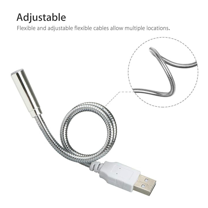 Flexy: Flexible USB Light, LED Desk Lamp for Reading, Night Work & Reduced Eye Strain on Laptop, PC