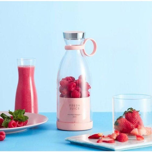 QuickBlend: Portable USB Rechargeable Bottle Juicer (420ml) for Fresh Juices, Shakes & Smoothies