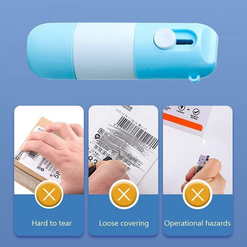 InkWipe: Thermal Paper Privacy Correction Fluid with Built-In Cutter â€“ 2-in-1 Concealer for Package Labels, Receipts & Personal Info Protection