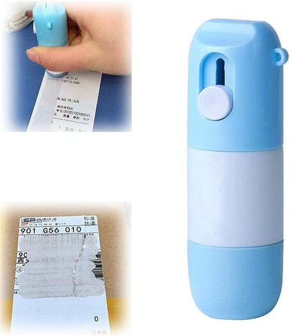 InkWipe: Thermal Paper Privacy Correction Fluid with Built-In Cutter â€“ 2-in-1 Concealer for Package Labels, Receipts & Personal Info Protection