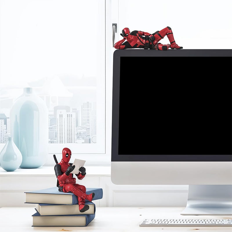 Irresponsible: Set of 3 Deadpool Figurine for Car Dashboard & Desk, Collectible Statues for Fun Home DÃ©cor, Office Tables & Car Interior Accessories