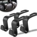 Holdie: 4-in-1 Car Seat Headrest Hooks â€“ Heavy-Duty Hangers for Organizing Bags, Groceries, Purses & Accessories Without Spills (Set of 4)