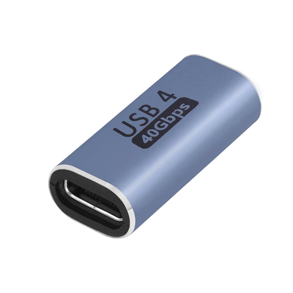 Nextech USB-C Coupler (Female to Female) â€“ Thunderbolt 4/3 & USB4 Compatible, 40Gbps Data Transfer, 100W PD Charging, 8K@60Hz Support â€“ Type-C Extension Adapter for MacBook, Windows, Docks & SSDs
