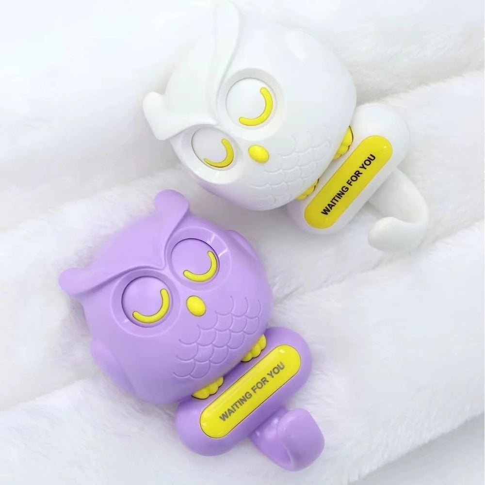 Kowl: Owl-Shaped Wall Hook with Blinking Eyes & Self-Adhesive Design for Keys, Bags & Home DÃ©cor