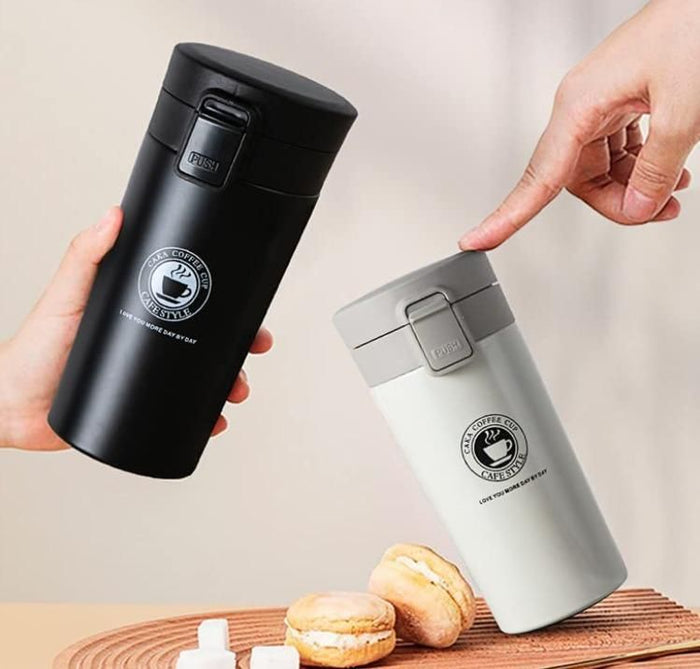 ThermaSip: Double-Wall Insulated Travel Mug (380ml) for Hot & Cold Drinks â€“ Perfect for Coffee, Tea & On-the-Go Use