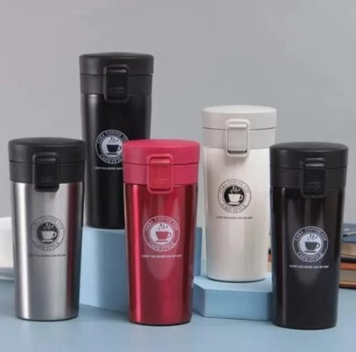 ThermaSip: Double-Wall Insulated Travel Mug (380ml) for Hot & Cold Drinks â€“ Perfect for Coffee, Tea & On-the-Go Use