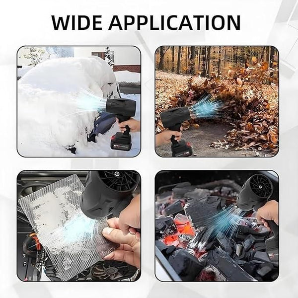 Blowee: Cordless Turbo Jet Blower, Powerful Portable Air Duster for Car Drying, Home Cleaning & Leaf Blowing