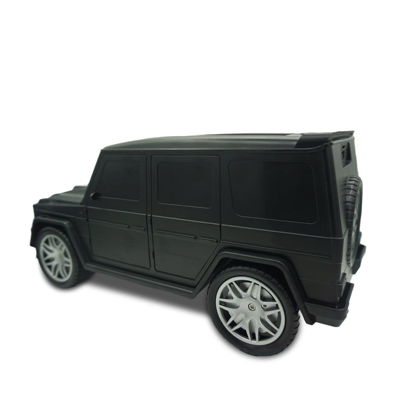 BassWagon: Rugged G Wagon Inspired Design Big Size Solar-Powered Bluetooth Speaker with Portable Wireless Speaker with Flashlight, USB, FM Radio & Outdoor-Friendly Build (colour may vary)