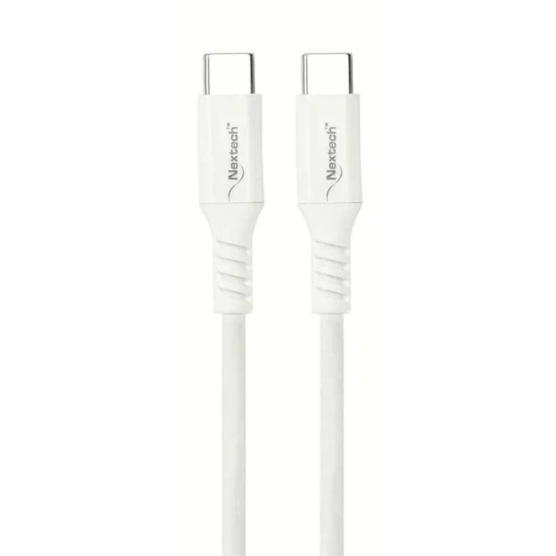 Nextech 20W PD 3.0 Type-C Charger with Type-C to Type-C 1 Meter Cable Compatible with Android & iPhone 14/13,13/12/11/X & Pro, Max Series & Other Type C Enabled Devices