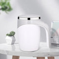 MagStir: Self-Stirring Magnetic Coffee Mug with Lid for Coffee, Milk, Protein Shakes & Hot/Cold Beverages