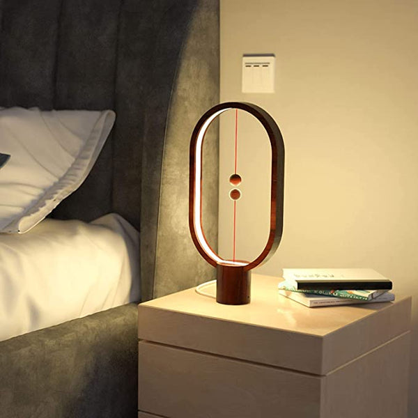 Levilight: Hovering Halo Lamp with Magnetic Mid-Air Switch, Touch Control & Warm LED Glow for Home, Office & Bedside DÃ©cor