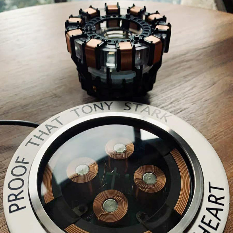 ArcNex: Levitating MK1 Arc Reactor Decor & Collectible & 360Â° Free Floating Display â€” 1:1 Collector Replica for Superhero Fans