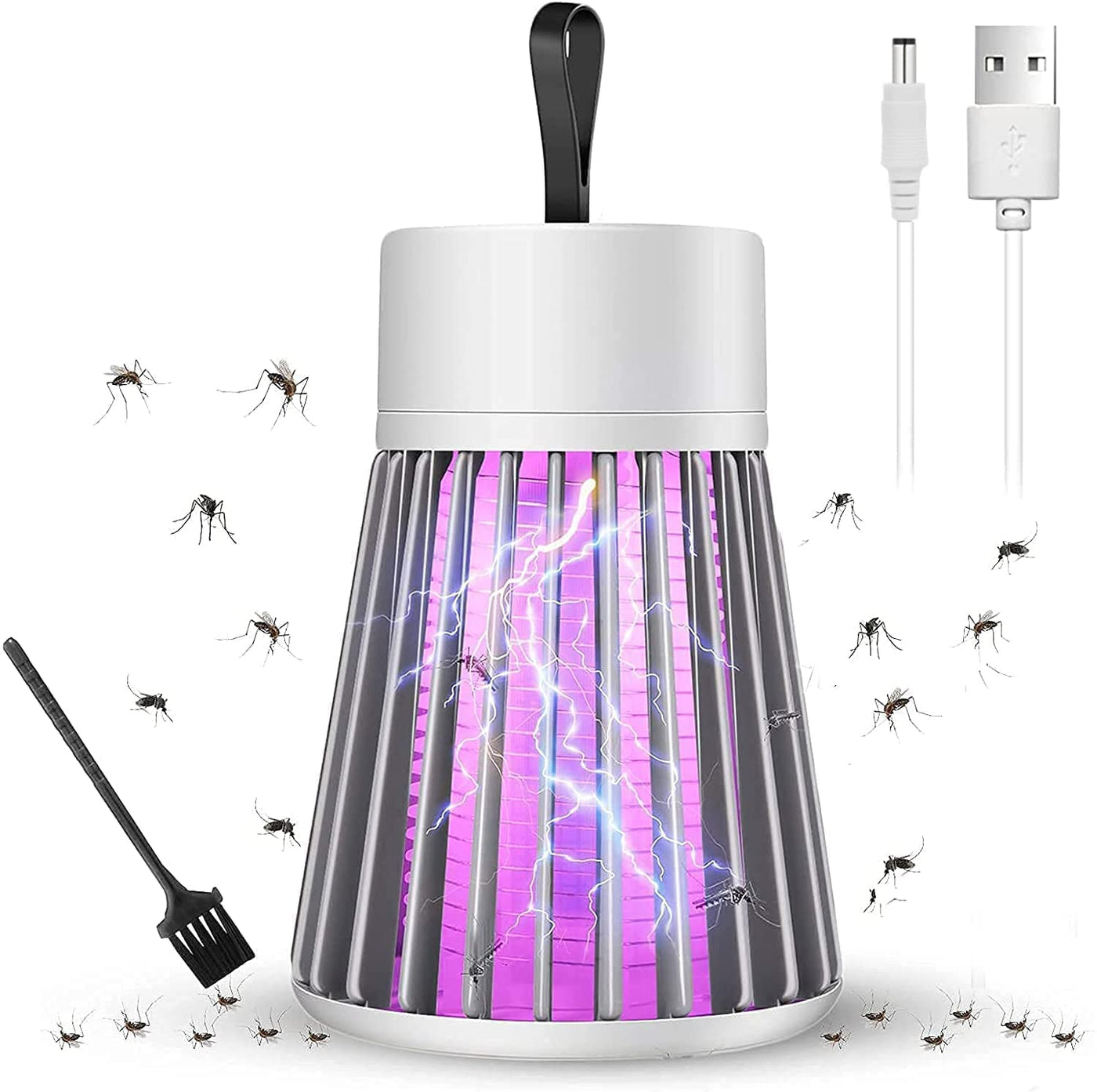 BugShield: USB-Powered Mosquito Killer Lamp with UV LED â€“ Safe & Silent Indoor Zapper for Bedrooms, Living Rooms, Patios & Outdoor Protection