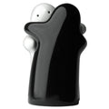Spooki: Ceramic Salt & Pepper Shaker Set with Cute Hug Design, Easy Refill & Dispense, Black & White Couple Seasoning Jars for Dining, Kitchen & Gift DÃ©cor