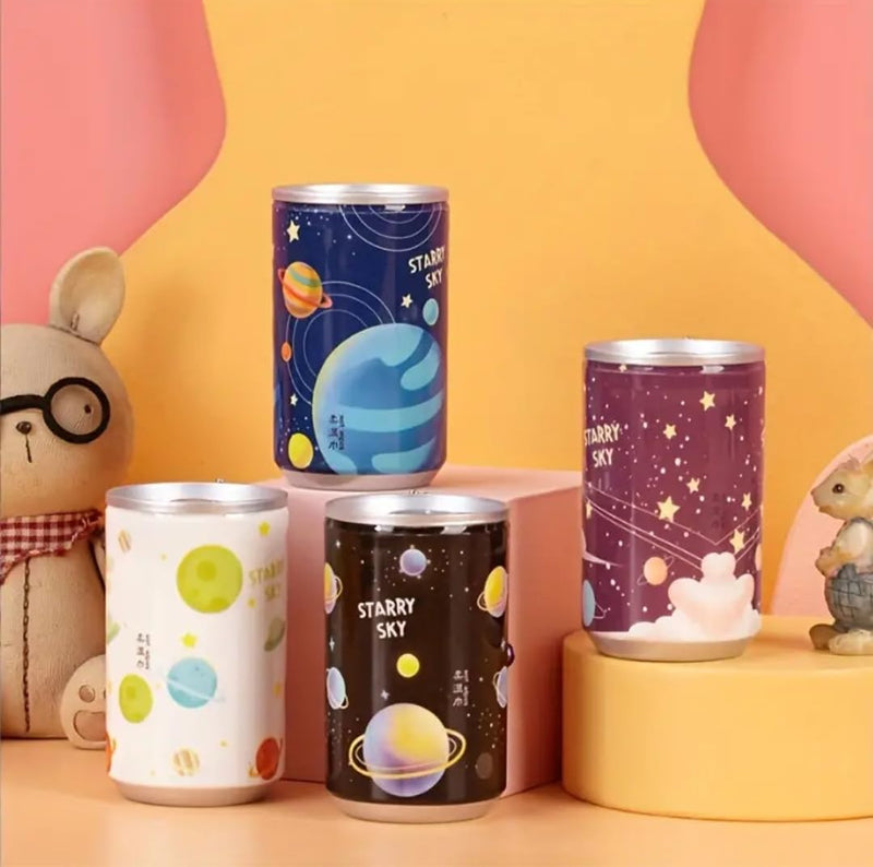 Woopy: Cute Themed Wet Wipes in a Can with Keychain â€“ Portable & Refreshing (Set of 2, 30-Piece Each)