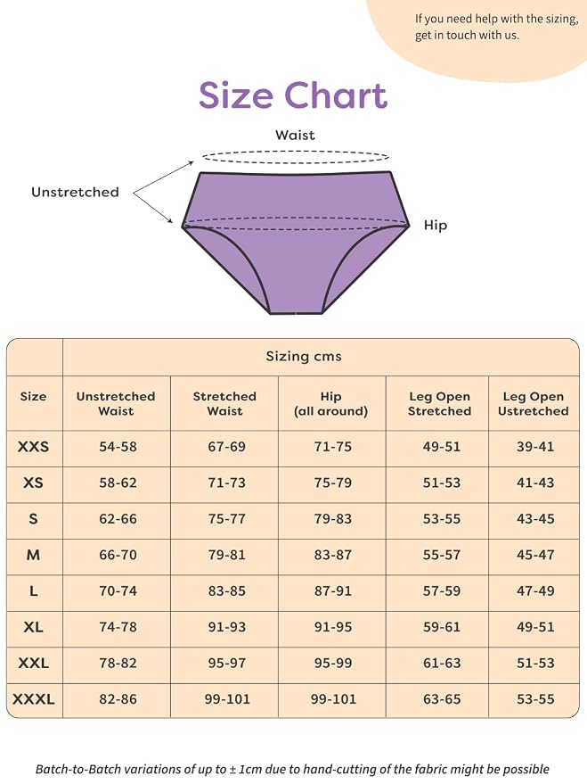 Period Underwear | Indiaâ€™s 1st Period Panty Made with Bamboo Cotton | 8Hr Absorption | No Leaks, No Stains | Odour-Free, High Waist, Full Coverage