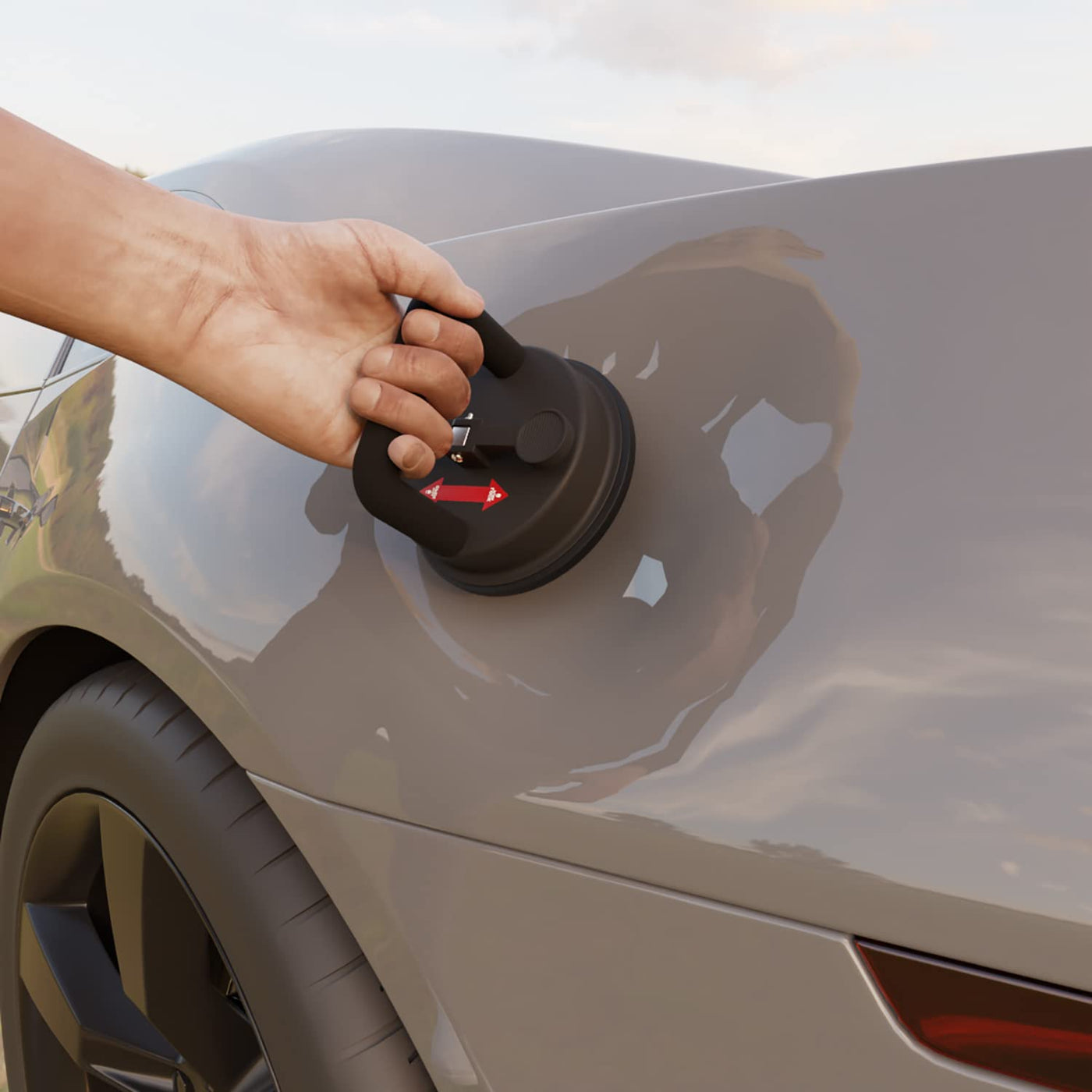 DentMaster:Heavy-Duty Car Dent Remover with Powerful Suction Cup for Auto Body Repair, Tiles & Mirror Lifting