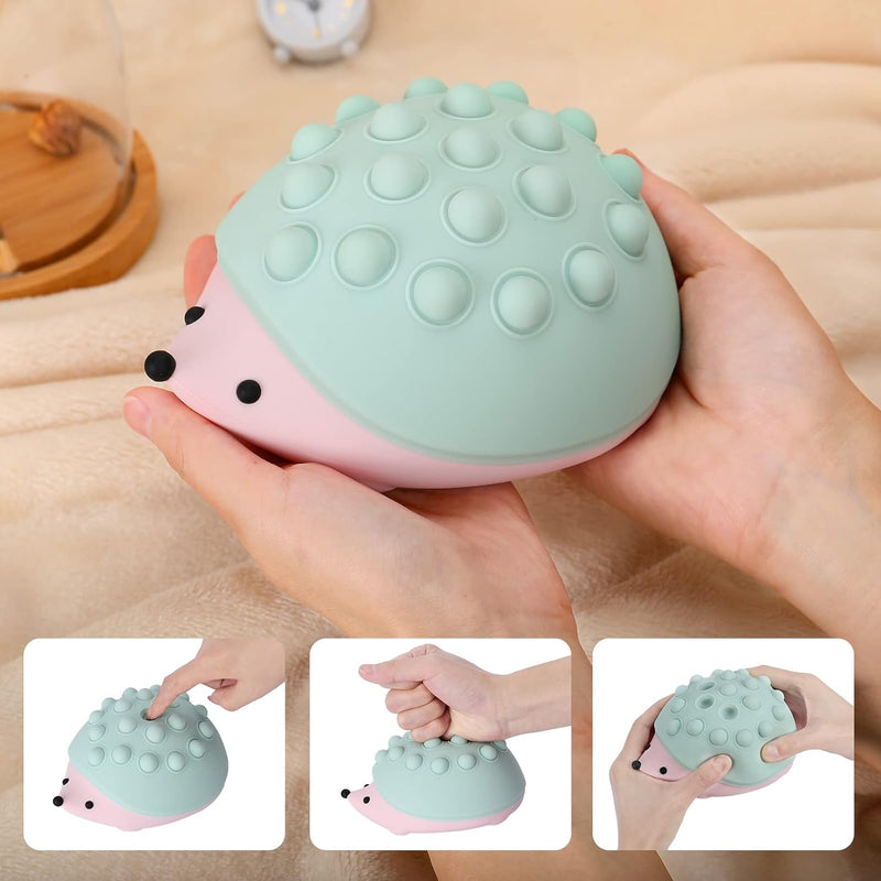 Poppy: Adorable Hedgehog Silicone Night Lamp with Color-Changing LED & Rechargeable Design for Cozy Bedroom DÃ©cor & Gifting