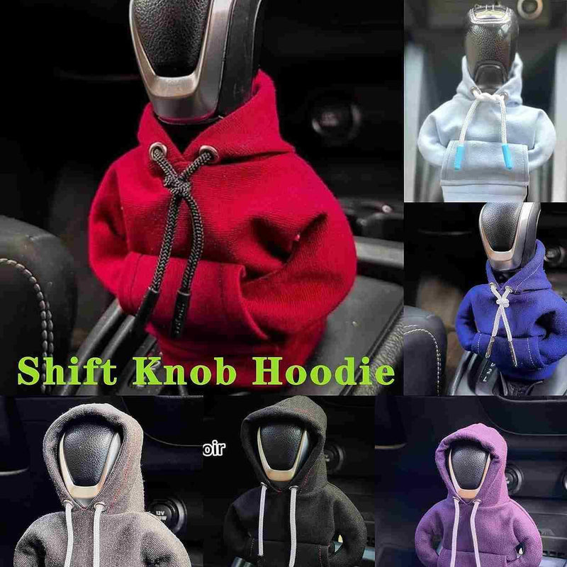 ShiftCozy: Universal Car Gear-Shift Hoodie â€“ Cute & Funny Sweater Cover for Gear Knob Protection & Decoration