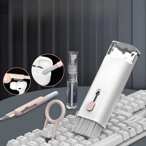 CleanTech: 7-in-1 Electronic Gadget Cleaning Tool & Multipurpose Device Cleaner for Laptops, Macbooks, Smartphones, Keyboards, Gaming PC & AirPods