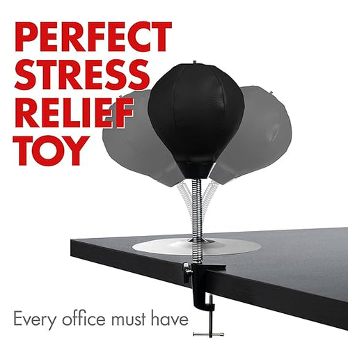 Punchie: Heavy-Duty Desktop Punching Bag with Strong Suction Base & Durable Spring â€“ Tabletop Stress Relief Toy for Home, Office & Study Desks