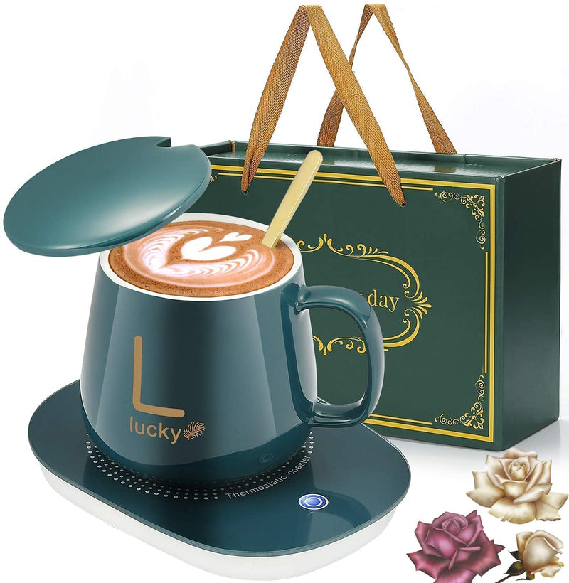 WarmEase: Electric Mug Heater Pad with Heating Coaster for Coffee, Tea & Beverages â€“ Perfect for Home & Office
