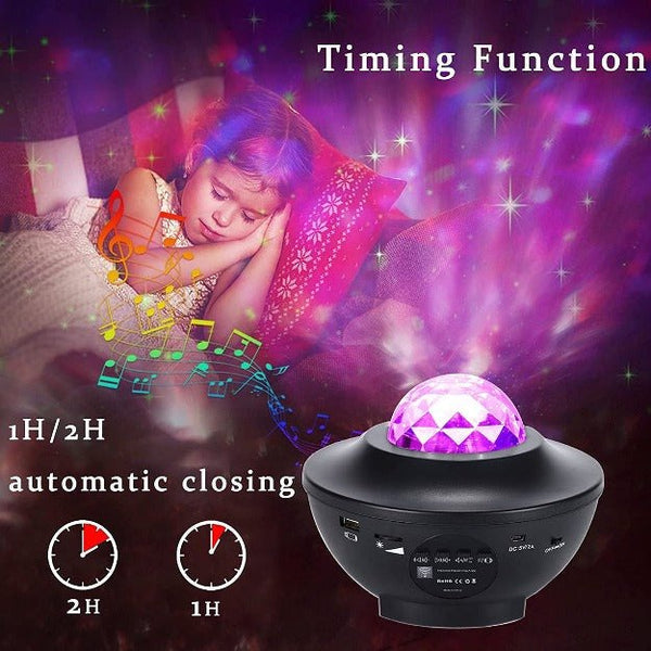 Trippiyii: Galaxy Star Projector with Bluetooth Speaker, Remote Control & Multicolor LED Lights for Bedroom & Home DÃ©cor