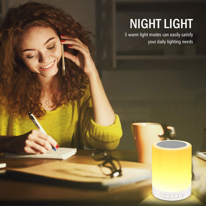 Zuno: Wireless Bluetooth Speaker Lamp with RGB Light â€“ For Bedroom, Desk Setup & Gifting