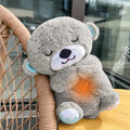 Snugsy: Soothing Viral Plush Teddy with Gentle Breathing Motion, Night Light & Music â€“ Soft Cuddly Sleep Companion