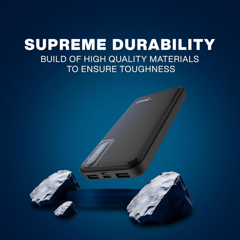 Nextech 10000mAh Power Bank with Dual Input (Type-C + Micro) & Dual Output