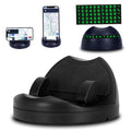 DashDock: Car Dashboard Phone Holder with Non-Slip Base, Anti-Fall Mount with Built-In Parking Number Display & Passive Speaker Amplifier for Hands-Free Driving