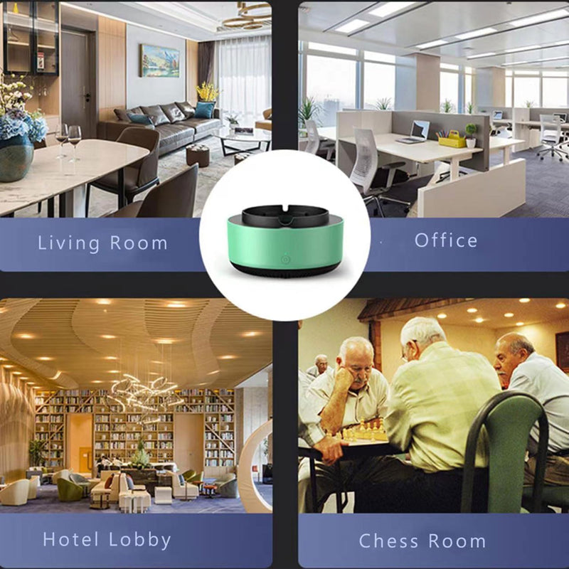 Puffee: Smokeless Smart Ashtray with Built-In Filter & Air Purifier Indoor Ashtray for Cigarettes, Ideal for Home, Office & Car Use