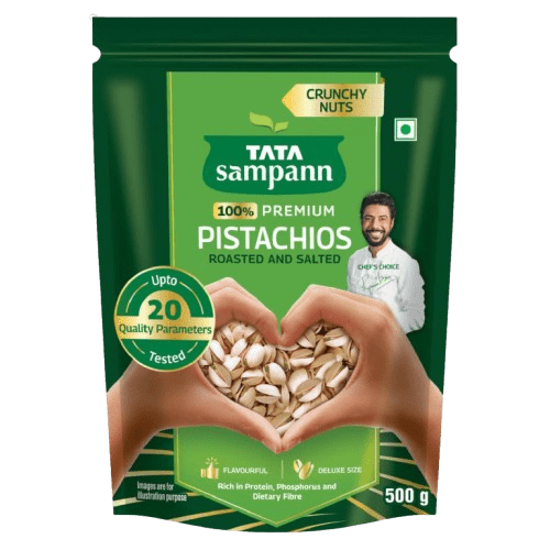 Premium Pistachios | Roasted & Salted, Pista |  Crunchy & Delicious Healthy Snack | 200g / 500g
