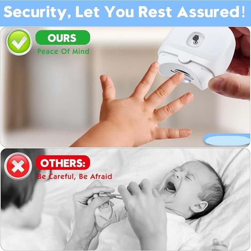 ClipEase: Rechargeable Electric Nail Clipper â€“ Automatic & Cordless Nail Trimmer for Kids, Elderly & Easy Grooming