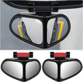 ClearView: 360Â° Adjustable Car Blind Spot Mirror (Set of 2) â€“ HD Glass Convex Rearview Mirror for Cars, Trucks & Vans
