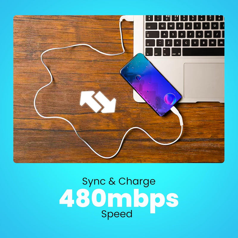NEXTECH 2.4A Fast Sync & Charge Micro USB Cable, Rugged and Flexible Design, Compatible with All Micro USB Smartphones